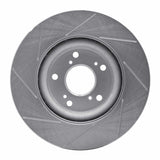 Dynamic Friction 2012-2016 Honda CR-V Front Right Slotted Silver Brake Rotor by Dynamic Friction Company 611-59057R