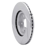 Dynamic Friction 2012-2016 Honda CR-V Front Right Slotted Silver Brake Rotor by Dynamic Friction Company 611-59057R