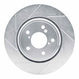 Dynamic Friction 2015-2022 Acura MDX Front Left Slotted Silver Brake Rotor by Dynamic Friction Company 611-59058L