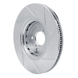 Dynamic Friction 2016-2021 Honda Accord Coupe Front Left Slotted Silver Brake Rotor by Dynamic Friction Company 611-59063L