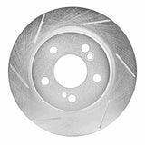 Dynamic Friction 1992-1994 Mercedes-Benz 500E Rear Left Slotted Silver Brake Rotor by Dynamic Friction Company 611-63025L