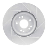 Dynamic Friction 1994-2002 Mercedes-Benz E500 Right Front Slotted Silver Brake Rotor by Dynamic Friction Company 611-63028D