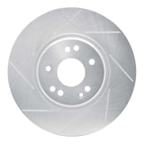 Dynamic Friction 1994-2002 Mercedes-Benz E500 Right Front Slotted Silver Brake Rotor by Dynamic Friction Company 611-63028D
