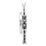Dynamic Friction 1994-2002 Mercedes-Benz E500 Right Front Slotted Silver Brake Rotor by Dynamic Friction Company 611-63028D