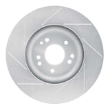 Dynamic Friction 1994-2002 Mercedes-Benz E500 Left Front Slotted Silver Brake Rotor by Dynamic Friction Company 611-63029D