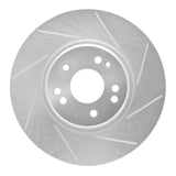 Dynamic Friction 1994-2002 Mercedes-Benz E500 Left Front Slotted Silver Brake Rotor by Dynamic Friction Company 611-63029D
