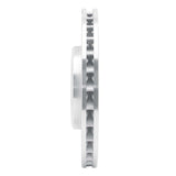 Dynamic Friction 1994-2002 Mercedes-Benz E500 Left Front Slotted Silver Brake Rotor by Dynamic Friction Company 611-63029D