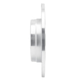 Dynamic Friction 1998-2003 Mercedes-Benz E320 Rear Left Slotted Silver Brake Rotor by Dynamic Friction Company 611-63037L