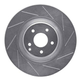 Dynamic Friction 2002-2009 Mercedes-Benz C32 AMG Front Right Slotted Silver Brake Rotor by Dynamic Friction Company 611-63044R