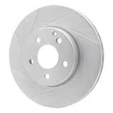 Dynamic Friction 2003-2009 Mercedes-Benz E320 Front Left Slotted Silver Brake Rotor by Dynamic Friction Company 611-63050L