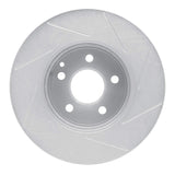 Dynamic Friction 2003-2009 Mercedes-Benz E320 Front Left Slotted Silver Brake Rotor by Dynamic Friction Company 611-63050L
