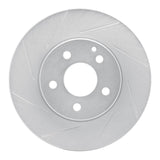 Dynamic Friction 2003-2009 Mercedes-Benz E320 Front Left Slotted Silver Brake Rotor by Dynamic Friction Company 611-63050L