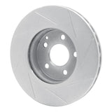 Dynamic Friction 2003-2009 Mercedes-Benz E320 Front Left Slotted Silver Brake Rotor by Dynamic Friction Company 611-63050L
