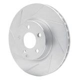 Dynamic Friction 2003-2006 Mercedes-Benz E350 Front Left Slotted Silver Brake Rotor by Dynamic Friction Company 611-63052L