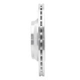 Dynamic Friction 2007-2014 Mercedes-Benz CL550 Rear Left Slotted Silver Brake Rotor by Dynamic Friction Company 611-63076L