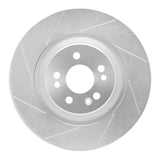 Dynamic Friction 2000-2005 Mercedes-Benz ML430 Front Left Slotted Silver Brake Rotor by Dynamic Friction Company 611-63124L