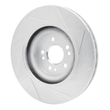 Dynamic Friction 2000-2005 Mercedes-Benz ML430 Front Left Slotted Silver Brake Rotor by Dynamic Friction Company 611-63124L
