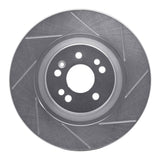 Dynamic Friction 2000-2005 Mercedes-Benz ML430 Front Right Slotted Silver Brake Rotor by Dynamic Friction Company 611-63124R