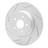 Dynamic Friction 2000-2005 Mercedes-Benz ML430 Rear Left Slotted Silver Brake Rotor by Dynamic Friction Company 611-63125L