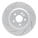Dynamic Friction 2000-2005 Mercedes-Benz ML430 Rear Left Slotted Silver Brake Rotor by Dynamic Friction Company 611-63125L