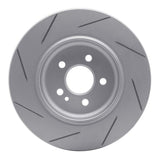 Dynamic Friction 2000-2005 Mercedes-Benz ML430 Rear Right Slotted Silver Brake Rotor by Dynamic Friction Company 611-63125R