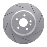 Dynamic Friction 2000-2005 Mercedes-Benz ML430 Rear Right Slotted Silver Brake Rotor by Dynamic Friction Company 611-63125R
