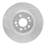 Dynamic Friction 2006-2012 Mercedes-Benz ML320 Front Left Slotted Silver Brake Rotor by Dynamic Friction Company 611-63128L