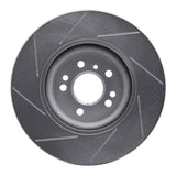 Dynamic Friction 2006-2012 Mercedes-Benz ML320 Front Right Slotted Silver Brake Rotor by Dynamic Friction Company 611-63128R