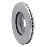 Dynamic Friction 2006-2012 Mercedes-Benz ML320 Front Right Slotted Silver Brake Rotor by Dynamic Friction Company 611-63128R