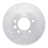 Dynamic Friction 2008-2018 Mercedes-Benz G500 Front Left Slotted Silver Brake Rotor by Dynamic Friction Company 611-63135L