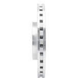 Dynamic Friction 2012-2018 Mercedes-Benz GLE300D Front Left Slotted Silver Brake Rotor by Dynamic Friction Company 611-63144L