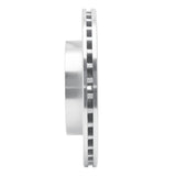 Dynamic Friction 1989-2013 Nissan 240SX Front Left Slotted Silver Brake Rotor by Dynamic Friction Company 611-67028L