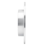 Dynamic Friction 1989-1998 Nissan 240SX Rear Left Slotted Silver Brake Rotor by Dynamic Friction Company 611-67029L