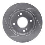 Dynamic Friction 1989-1998 Nissan 240SX Rear Right Slotted Silver Brake Rotor by Dynamic Friction Company 611-67029R