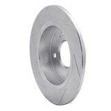 Dynamic Friction 1989-1998 Nissan 240SX Rear Right Slotted Silver Brake Rotor by Dynamic Friction Company 611-67029R