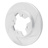 Dynamic Friction 1984-1986 Nissan 300ZX Front Right Slotted Silver Brake Rotor by Dynamic Friction Company 611-67074R