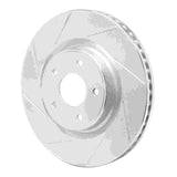 Dynamic Friction 2013-2021 Infiniti JX35 Front Left Slotted Silver Brake Rotor by Dynamic Friction Company 611-67105L