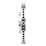 Dynamic Friction 2013-2021 Infiniti JX35 Front Left Slotted Silver Brake Rotor by Dynamic Friction Company 611-67105L