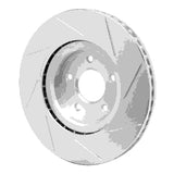 Dynamic Friction 2013-2021 Infiniti JX35 Front Left Slotted Silver Brake Rotor by Dynamic Friction Company 611-67105L