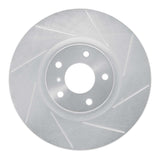 Dynamic Friction 1990-1992 Infiniti M30 Rear Left Slotted Silver Brake Rotor by Dynamic Friction Company 611-68001L