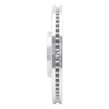 Dynamic Friction 1990-1992 Infiniti M30 Rear Left Slotted Silver Brake Rotor by Dynamic Friction Company 611-68001L