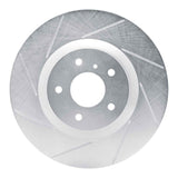 Dynamic Friction 2003-2008 Nissan 350Z Front Left Slotted Silver Brake Rotor by Dynamic Friction Company 611-68008L