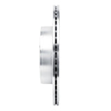 Dynamic Friction 2009-2021 Infiniti FX50 Rear Left Slotted Silver Brake Rotor by Dynamic Friction Company 611-68015L