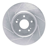 Dynamic Friction 2003-2006 Mitsubishi Lancer Front Left Slotted Silver Brake Rotor by Dynamic Friction Company 611-72035L