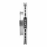 Dynamic Friction 1984-1987 Audi 4000 Quattro Front Left Slotted Silver Brake Rotor by Dynamic Friction Company 611-73005L