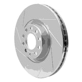 Dynamic Friction 1999-2004 Audi A6 Quattro Front Left Slotted Silver Brake Rotor by Dynamic Friction Company 611-73023L