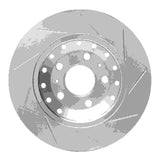 Dynamic Friction 2004-2010 Audi A8 Rear Left Slotted Silver Brake Rotor by Dynamic Friction Company 611-73040L