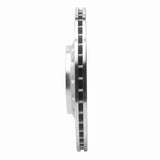 Dynamic Friction 2004-2010 Audi A8 Rear Left Slotted Silver Brake Rotor by Dynamic Friction Company 611-73040L