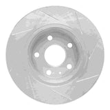 Dynamic Friction 2008-2015 Audi TT Rear Left Slotted Silver Brake Rotor by Dynamic Friction Company 611-73053L