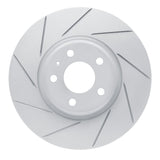 Dynamic Friction 2011-2017 Audi A4 Allroad Front Left Slotted Silver Brake Rotor by Dynamic Friction Company 611-73065L
